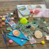 Easter Hippity Hop Kids' Arts & Crafts Kit | Bath Bomb, Easter Eggs, Painting/Wood Craft Projects, Cotton Candy Scented Slime, Bunny, Easter Gift, Birthday Gift, Children's Gift, Kids' Party Favor view 2