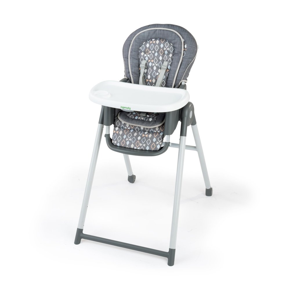 Ingenuity Proper Positioner Deluxe High Chair - 7-in-1 Convertible Baby Seat, Removable Rocking Infant Seat, Unisex, for Ages 0-36 Months