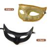 Abaodam Masquerade Mask Couples Set Lightweight Plastic Carnival Masks for Halloween Masquerade Balls Weddings and Costume Parties view 3