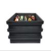 Pack of 3 Stackable storage trays for marbles (BLACK) (Purple) view 1