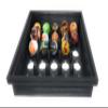 Pack of 3 Stackable storage trays for marbles (BLACK) (Purple) view 2