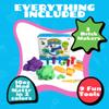 Mad Mattr Ultimate Pack, Fun for Ages 3 and up, 10oz of Mad Mattr, Extruders, Ultimate Brick Makers, a Safe Cutting Tool, Non-Toxic Dough and Never Dries Out view 4