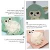 Angoily 2pcs Bath Gloves Cartoon Bathing Mitts for Boy Girl Soft and Durable Gentle Exfoliating Shower Accessories Pink Green view 4