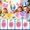 Vatos Easter Toys Eggs for Kids - 6 Pack Lighting & Spining & Singing Plastic Colorful Easter Toys Egss, Easter Basket Stuffers Party Favors Gifts for Kids 3+ Boys Girls view 4