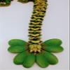 3D MENAGERIE 3D Printed 4-Leaf Clover Dragon - Articulated Plastic Toy Figurine view 3