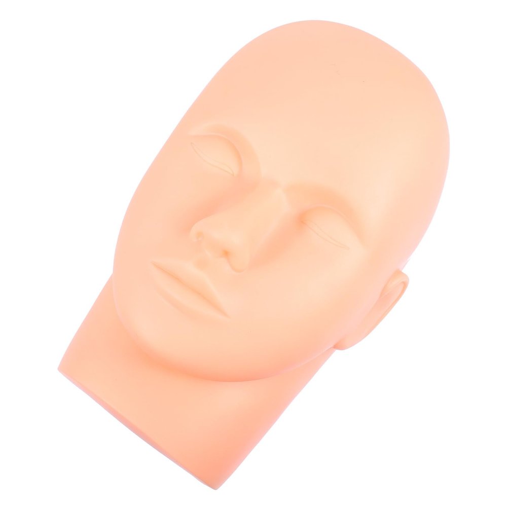 Silicone Eyelash Extension Mannequin Head Practice Training for Beginners