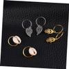 Hair Braid Rings 150 Pcs Copper Mixed Style Cuffs for Halloween Season view 2