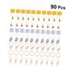 Hair Braid Rings 150 Pcs Copper Mixed Style Cuffs for Halloween Season view 3