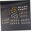 Hair Braid Rings 150 Pcs Copper Mixed Style Cuffs for Halloween Season view 4