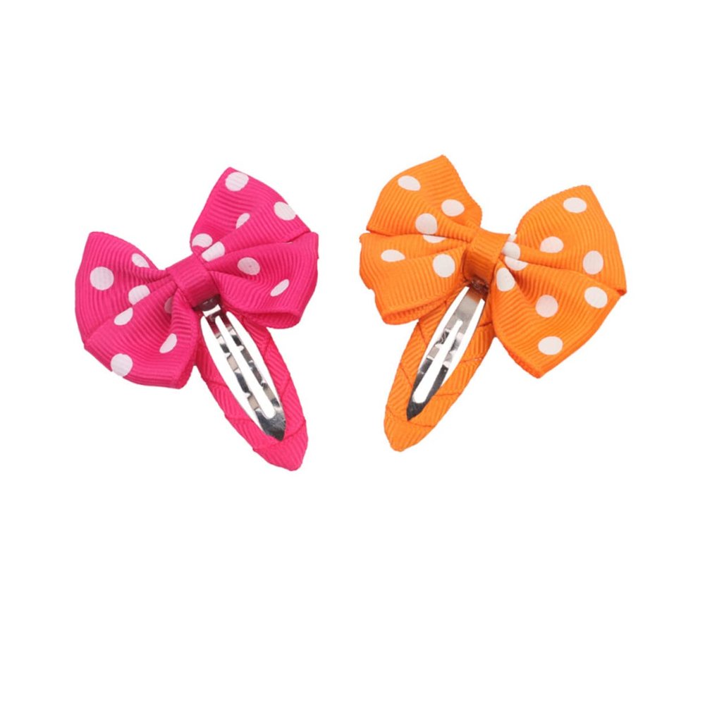 Angoily 17pcs Hair Clips for Girls Cute Bowknot Design Hair Accessories for Toddlers and Teens for Hairstyles No Metal Barrettes