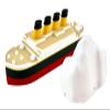 Titanic Toy Gift Set  6 Floating RMS Titanic with Iceberg | Bath & Pool Toy | Original Tubtastic Design view 1