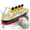 Titanic Toy Gift Set  6 Floating RMS Titanic with Iceberg | Bath & Pool Toy | Original Tubtastic Design view 2