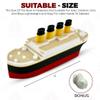 Titanic Toy Gift Set  6 Floating RMS Titanic with Iceberg | Bath & Pool Toy | Original Tubtastic Design view 4