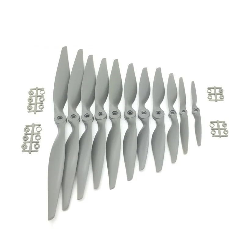 A-pc Nylon Propeller 5x5/6x4/7x5/8x4/8x6/9x6/10x5/10x7/11x5.5/12x6/13x6.5/14x7/16x8/17x10 Props for RC Model Airplane (Color : 2pcs 5050)