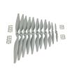 A-pc Nylon Propeller 5x5/6x4/7x5/8x4/8x6/9x6/10x5/10x7/11x5.5/12x6/13x6.5/14x7/16x8/17x10 Props for RC Model Airplane (Color : 2pcs 5050) view 1