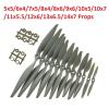 A-pc Nylon Propeller 5x5/6x4/7x5/8x4/8x6/9x6/10x5/10x7/11x5.5/12x6/13x6.5/14x7/16x8/17x10 Props for RC Model Airplane (Color : 2pcs 5050) view 3