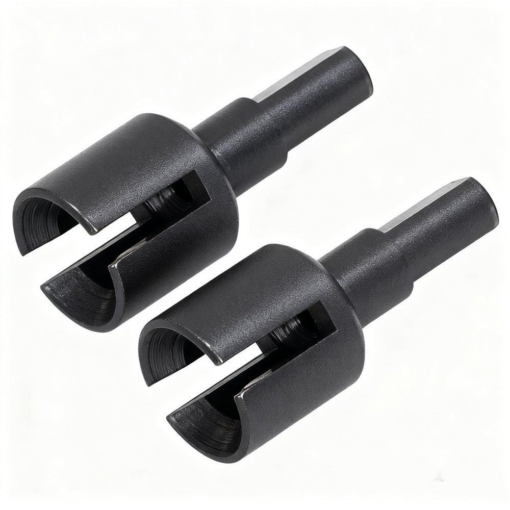 SPYMINNPOO 2Pcs Differential Output Cup, Differential Joint Cup Metal Diff Outdrive Cup Reduce Friction for TT02 1/10 RC Car