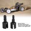 SPYMINNPOO 2Pcs Differential Output Cup, Differential Joint Cup Metal Diff Outdrive Cup Reduce Friction for TT02 1/10 RC Car view 3