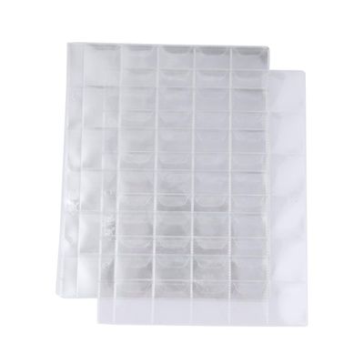 BCOATH Coin Collecting Holder Album 3 Hole Coin Booklet Pages 10pcs Coin Storage Bag for Quarters