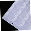 BCOATH Coin Collecting Holder Album 3 Hole Coin Booklet Pages 10pcs Coin Storage Bag for Quarters view 3