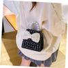 GALPADA Bowkont Pearl Handle Crossbody Bag for Little Girls Cute Princess Handbag with Lightweight Design for Keys and Small Toys Durable and Material for Ages view 4