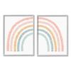 Stupell Industries Patterned Rainbow Arches 2 Piece Framed Giclee Art Set by Lil' Rue view 1