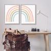 Stupell Industries Patterned Rainbow Arches 2 Piece Framed Giclee Art Set by Lil' Rue view 2