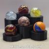 Tiered Marble Display for 1" Marbles Spheres or Orbs (Black) view 2