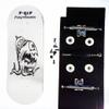 P-REP V2 Pro Performance Complete Wooden Fingerboard kit with Urethane Wheels and Bushings 34mm - Alien Brain view 2