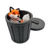 Articulating Fox Fidget Animal with Trash Can - 3D Printed Articulated Joints ADHD, Autism, Relief Anxiety (Fox) view 1