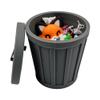Articulating Fox Fidget Animal with Trash Can - 3D Printed Articulated Joints ADHD, Autism, Relief Anxiety (Fox) view 2