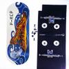 P-REP V2 Pro Performance Complete Wooden Fingerboard kit with Urethane Wheels and Bushings 34mm - Eater Pizza view 2