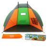 Nature Bound Base Camp 2-Person Kids Beach Tent - Durable Indoor & Outdoor Camping Play Gear for Boys & Girls, Green & Orange view 1