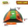 Nature Bound Base Camp 2-Person Kids Beach Tent - Durable Indoor & Outdoor Camping Play Gear for Boys & Girls, Green & Orange view 4