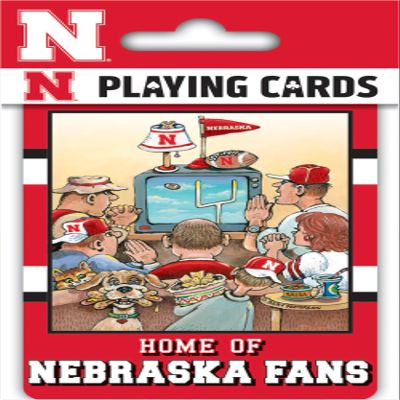 Masterpieces NCAA Nebraska Cornhuskers Playing Cards - Officially Licensed 54 Card Deck - Adult