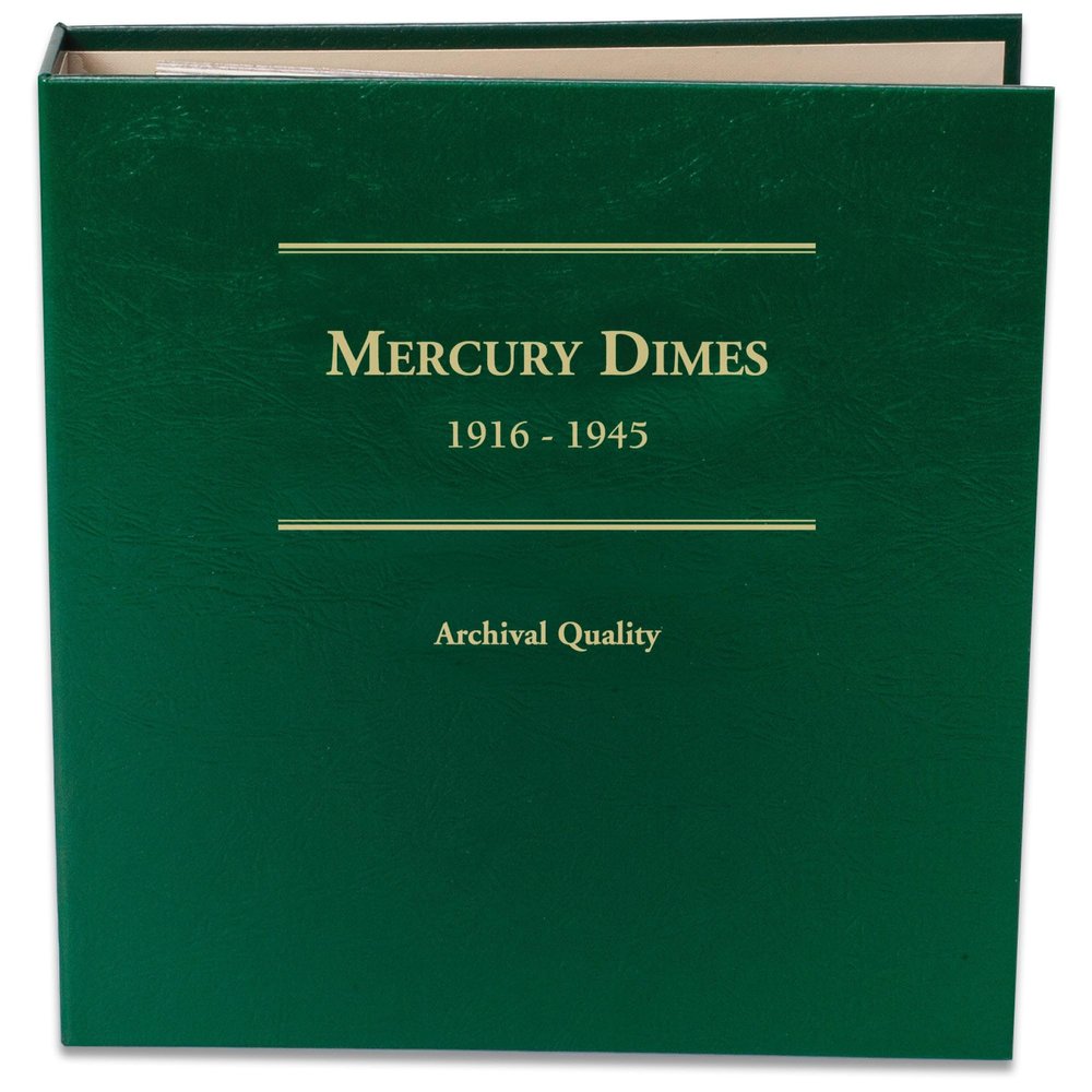 Littleton Coin Company 1916-1945 Mercury Dime Album Coin Storage