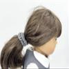 18 inch Doll Outfit-School Plaid Jumper include Blouse and Hair Accessory/Add on Option: Sock and Shoe (Doll is not included) (Dropped Waist Jumper,White Sock,Matte Black Shoe, Solid Grey) view 2