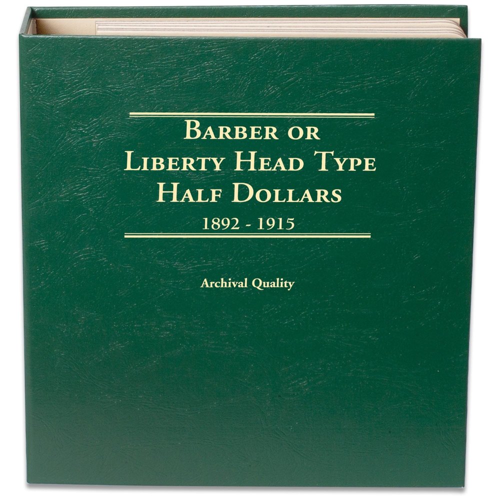Littleton Coin Company 1892-1915 Barber Half Dollar Album Coin Storage