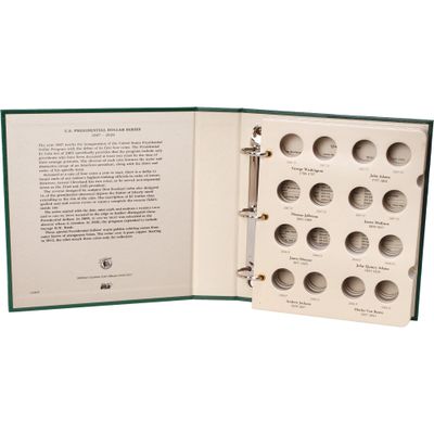 Littleton Coin Company 2007-2020 P&D Presidential Dollar Album Coin Storage