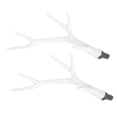 Angoily 1pair Simulated Deer Horn Hair Antler Decor for Festivals Costume Parties Celebrations Craft Accessory for Creative Headdresses Eye-catching Outfits