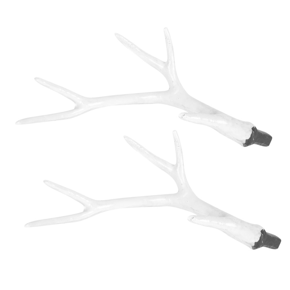 Angoily 1pair Simulated Deer Horn Hair Antler Decor for Festivals Costume Parties Celebrations Craft Accessory for Creative Headdresses Eye-catching Outfits