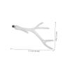 Angoily 1pair Simulated Deer Horn Hair Antler Decor for Festivals Costume Parties Celebrations Craft Accessory for Creative Headdresses Eye-catching Outfits view 2