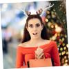 Angoily 1pair Simulated Deer Horn Hair Antler Decor for Festivals Costume Parties Celebrations Craft Accessory for Creative Headdresses Eye-catching Outfits view 4