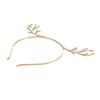 2pcs Golden Alloy Crystal Antler Hair Hoop Xmas for Girls view 2