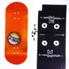 P-REP V2 Pro Performance Complete Wooden Fingerboard kit with Urethane Wheels and Bushings 34mm - Orange view 2