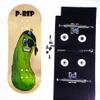 P-REP V2 Pro Performance Complete Wooden Fingerboard kit with Urethane Wheels and Bushings 34mm - Pickle Pirate view 2