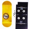 P-REP V2 Pro Performance Complete Wooden Fingerboard kit with Urethane Wheels and Bushings 34mm - Yellow view 2