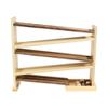 AmishToyBox.com Wooden Ball Roller Racetrack Toy, Amish-Made, with 8 Wooden Balls, CPSIA-Approved Finish (Walnut and Natural) view 4