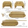BMC WW2 German Jagdpanzer IV Tank Destroyer - Tan 1:32 Plastic Army Men Vehicle view 2
