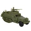 BMC CTS WW2 US M3 Halftrack - 4pc OD Green Plastic Army Men Armored Vehicle view 1